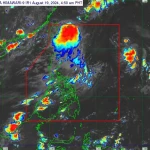 Bagyong Dindo, Lumakas na sa Tropical Storm, Lalabas ng PAR sa Aug 19 noon